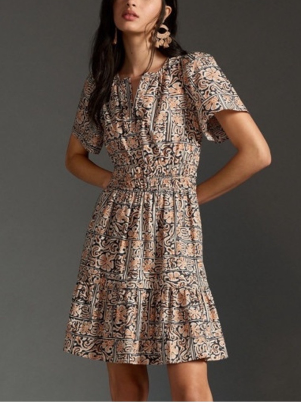 Anthropologie Somerset v-neck dress